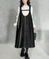 Zip Suspender Dress